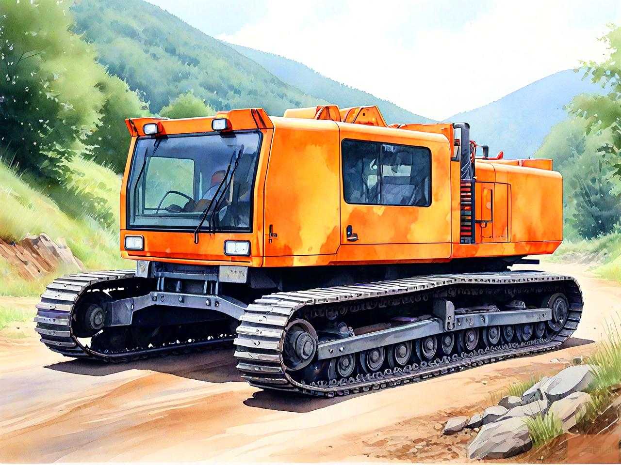 爬山虎履带平板运输车