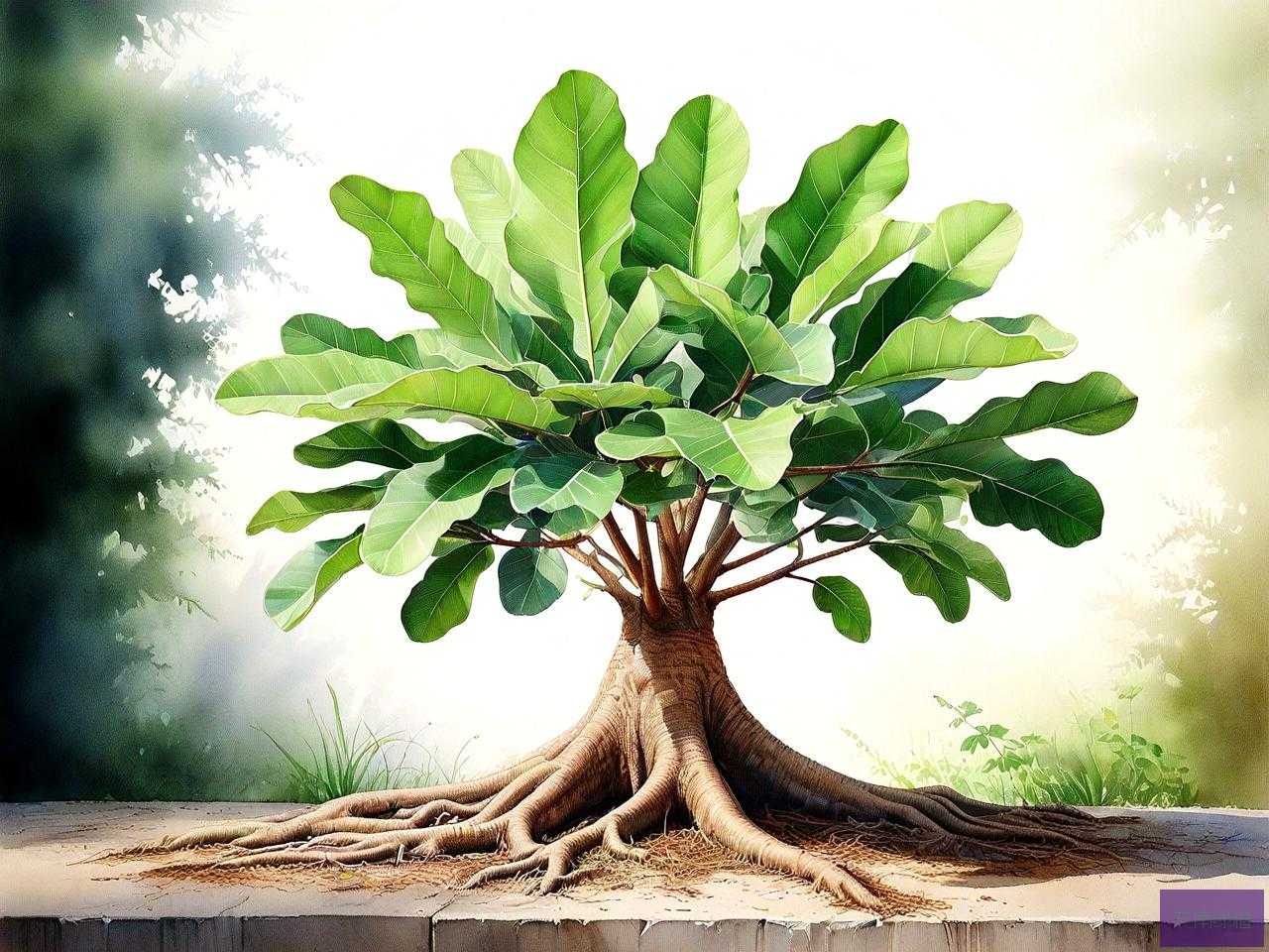 橡皮树叶子可以插活吗
