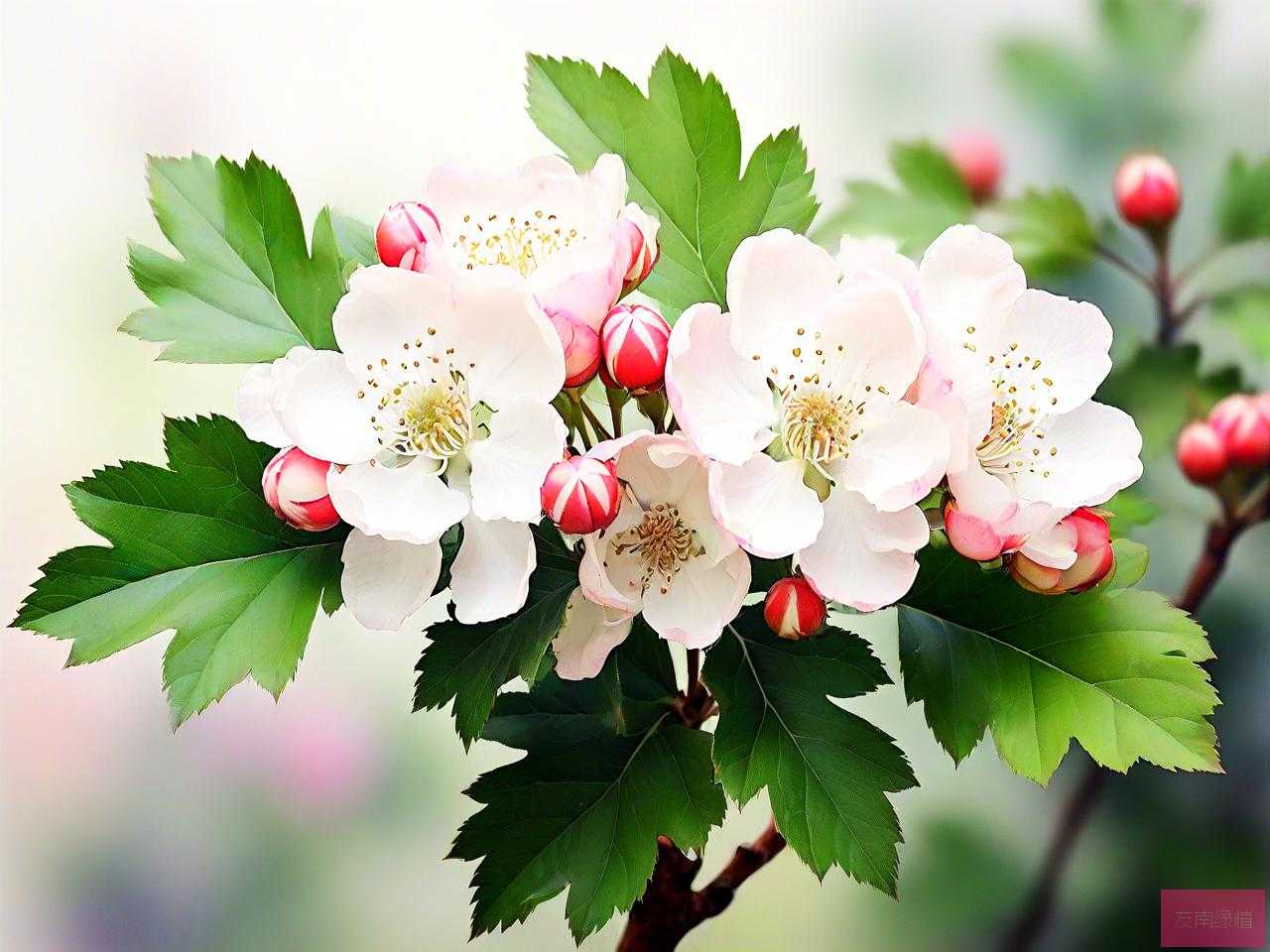 关于山楂花的唯美诗句
