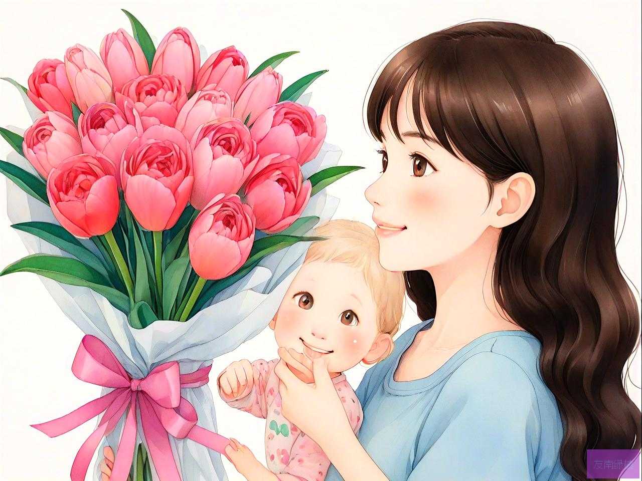女儿生日妈妈送什么花