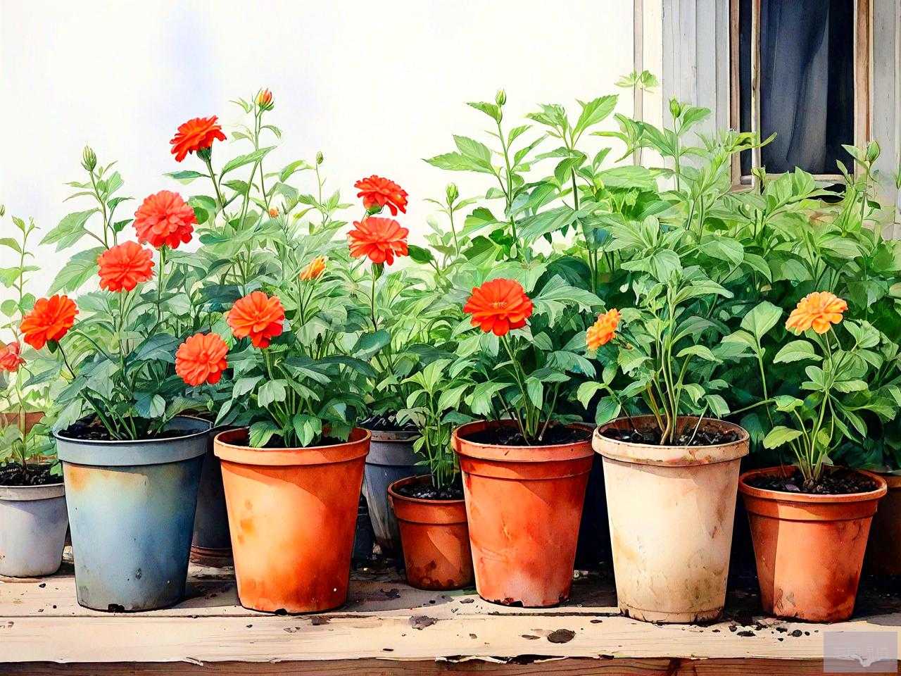 农村适合做盆栽的植物