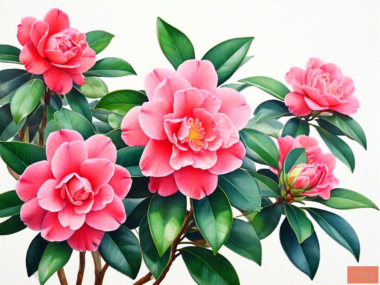 山茶花和杜鹃花的区别