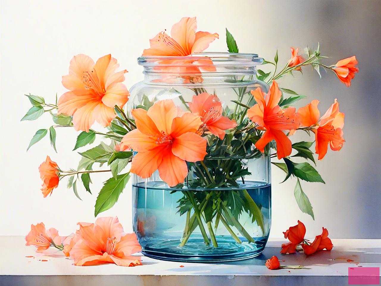 适合在玻璃瓶内养的花