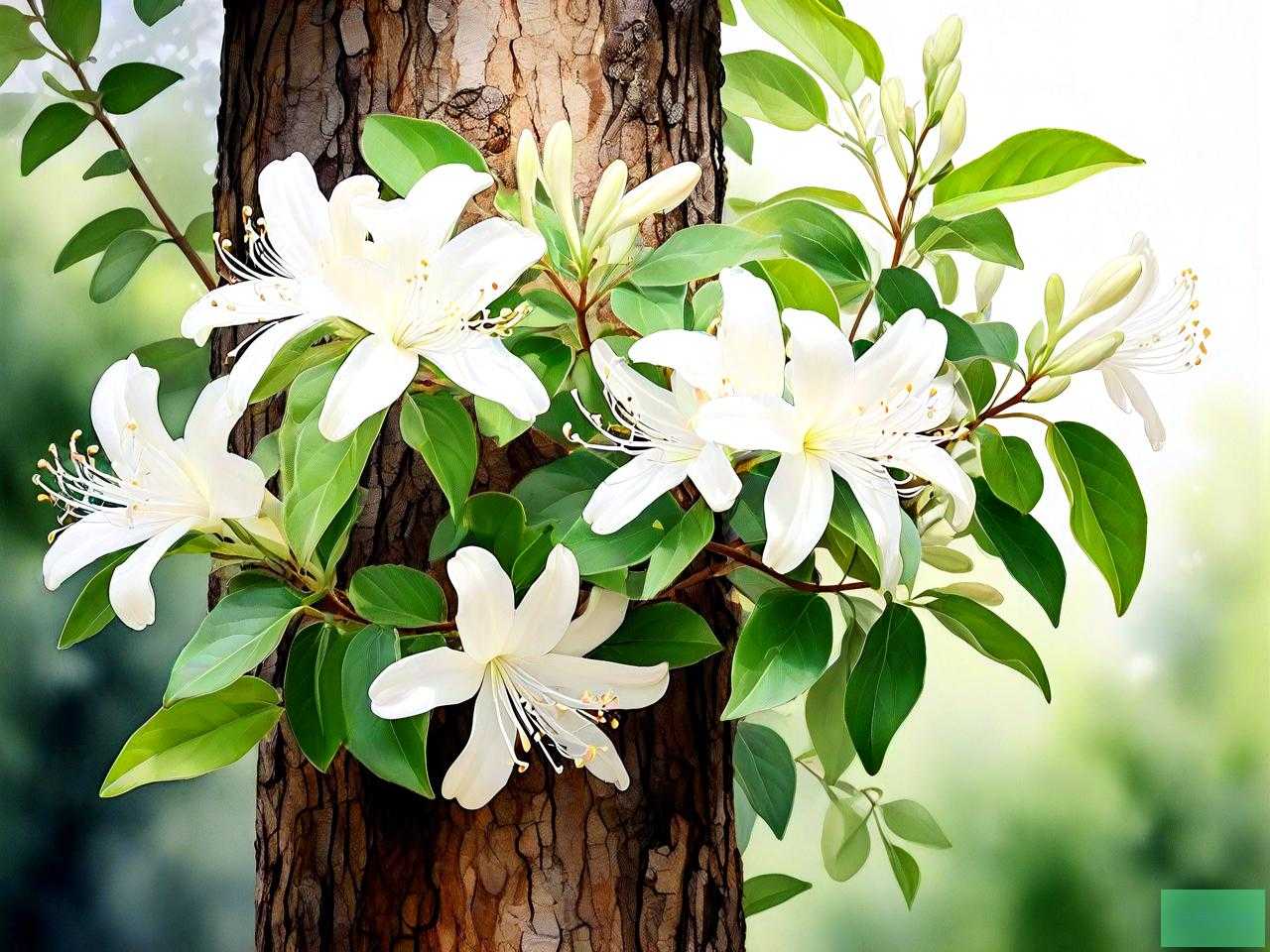 金银花嫁接在什么树上