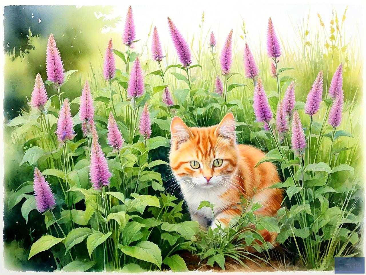 猫尾草种在什么植物上