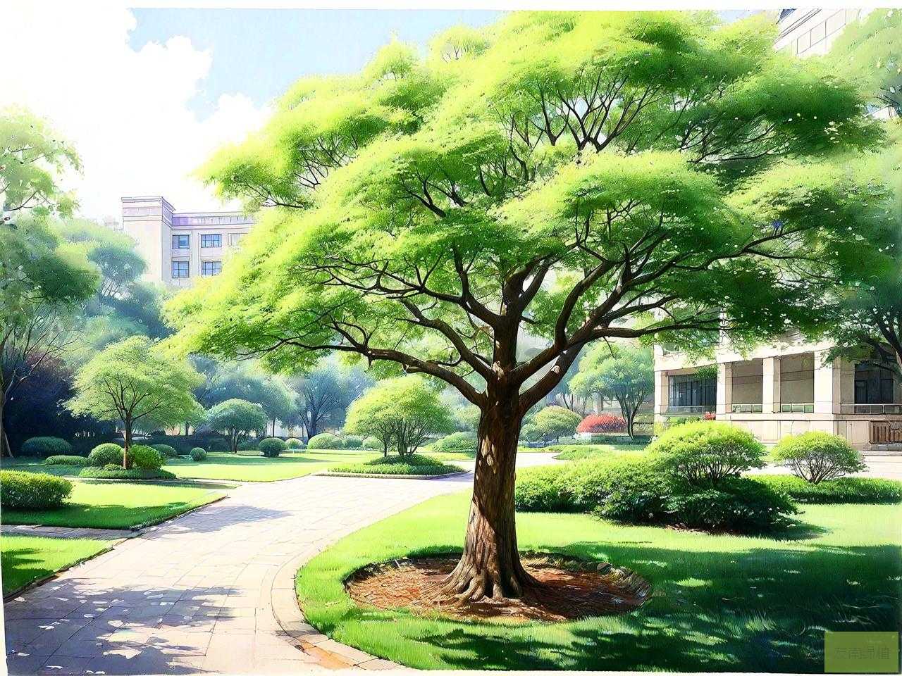 上海庭院适合种什么树