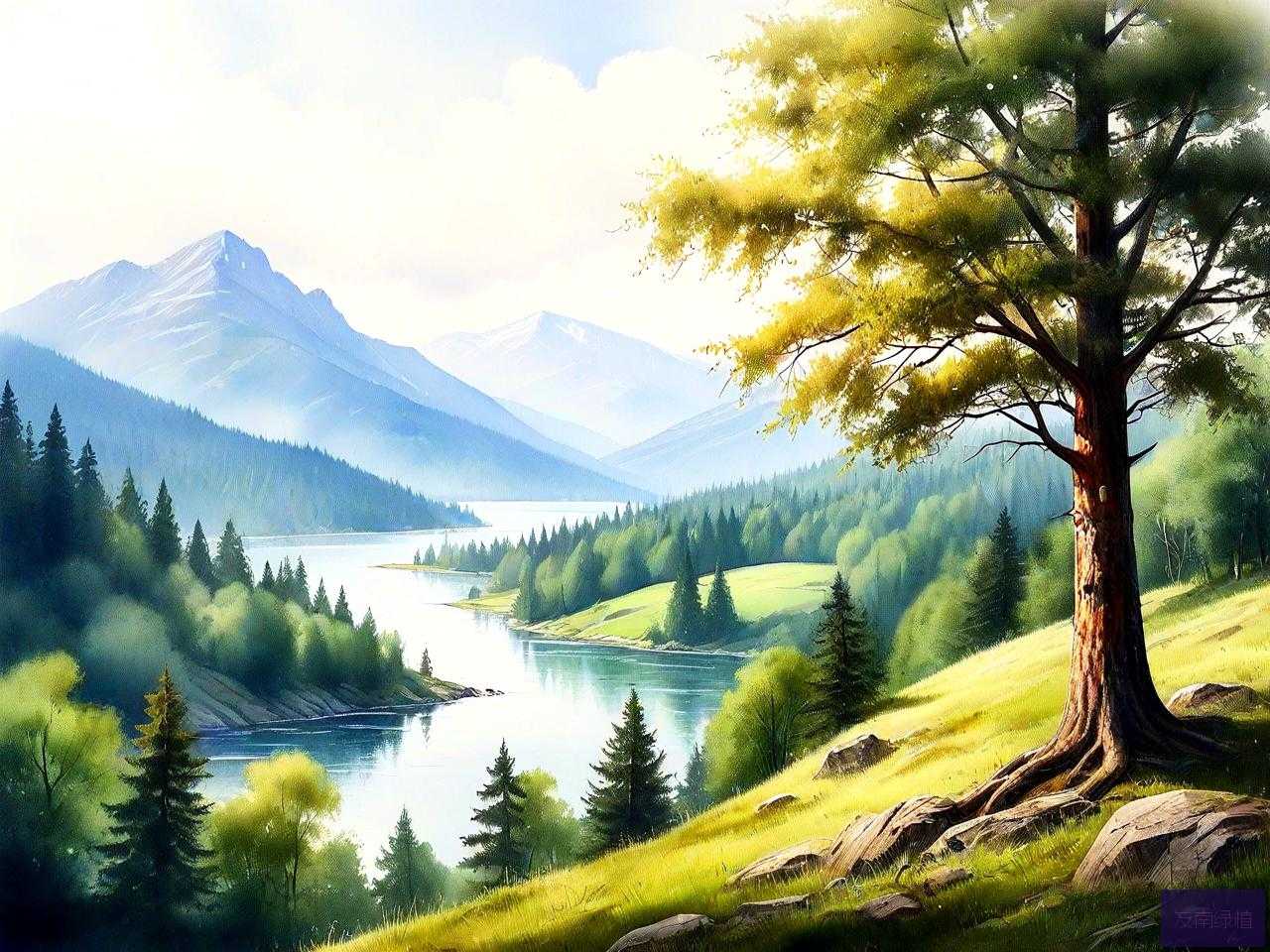 山上的树哪些是风景树