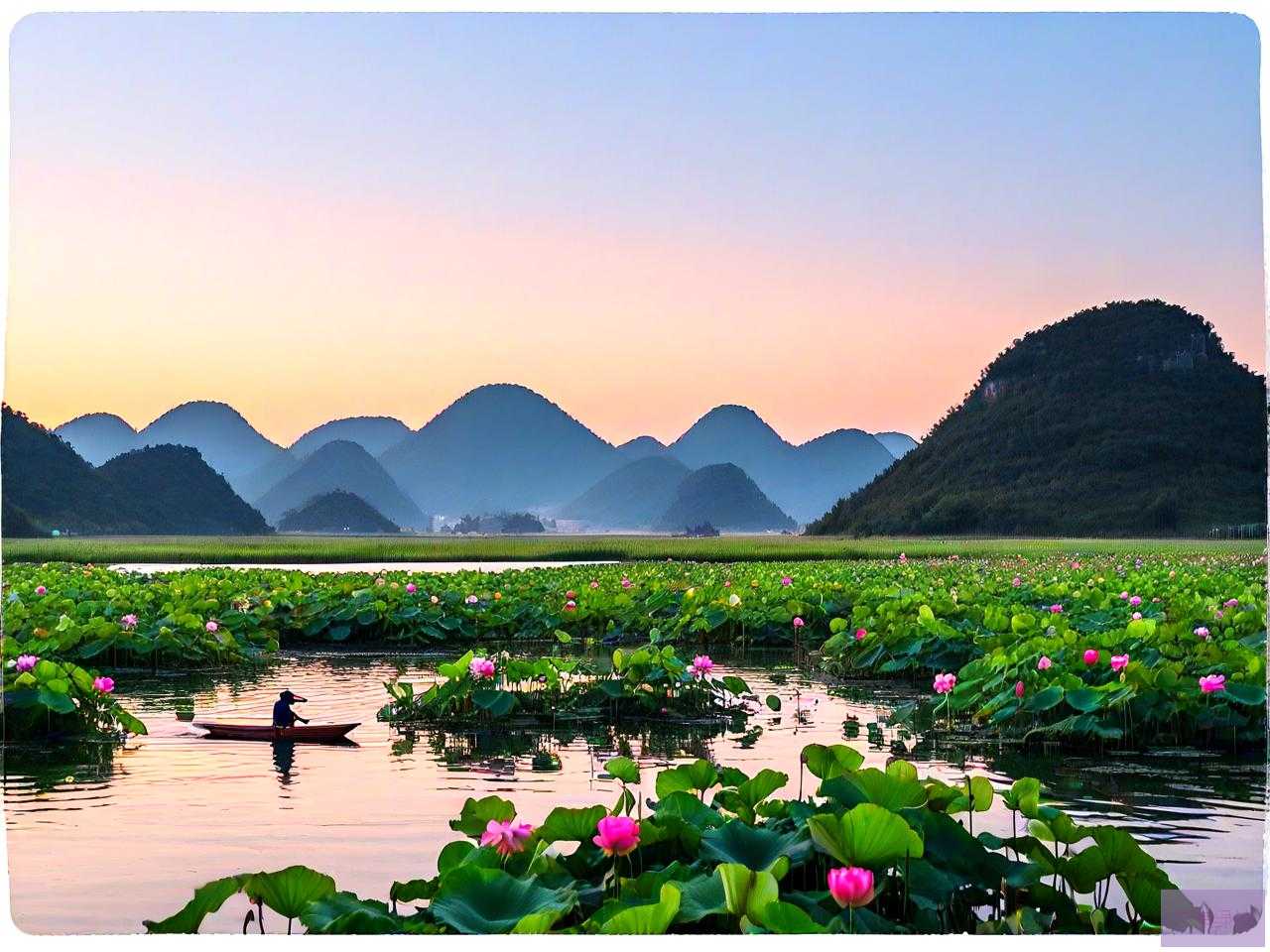 云南丘北普者黑花脸节