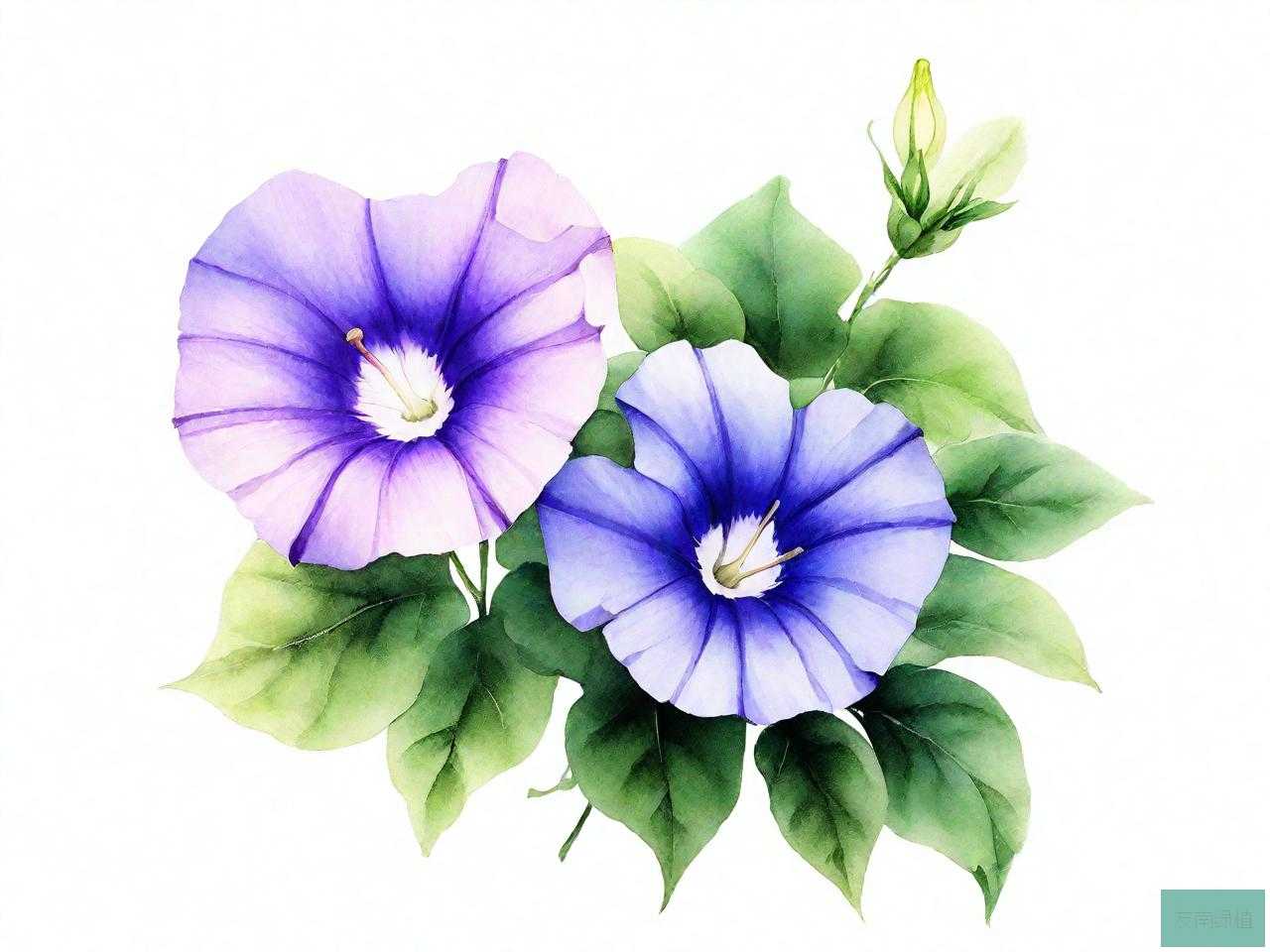 牵牛花与夕颜花的区别