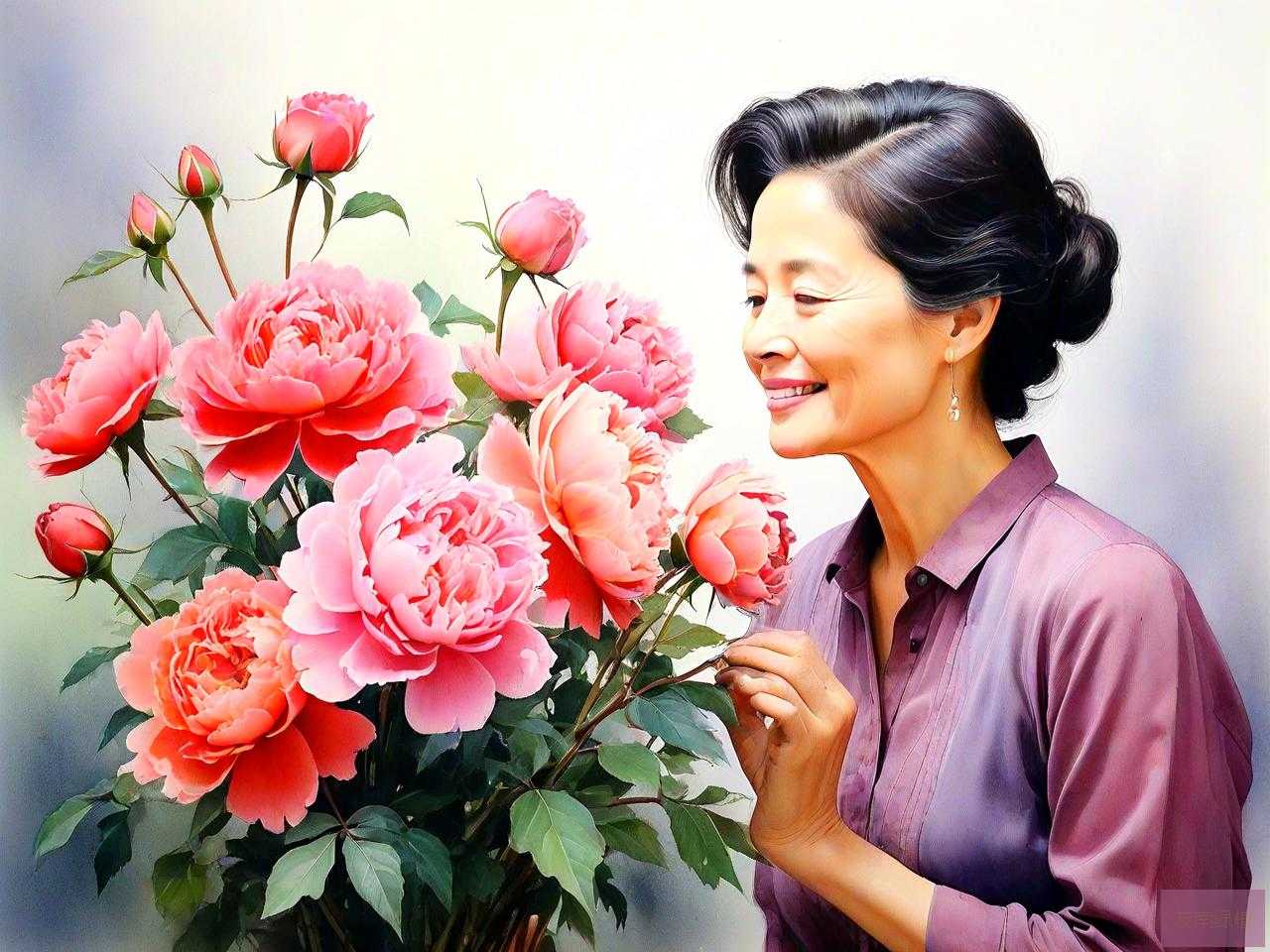 送50岁的女人什么花好