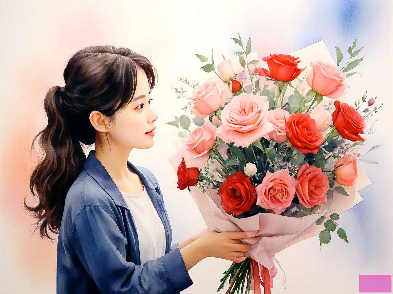 第一次约会送女生什么花