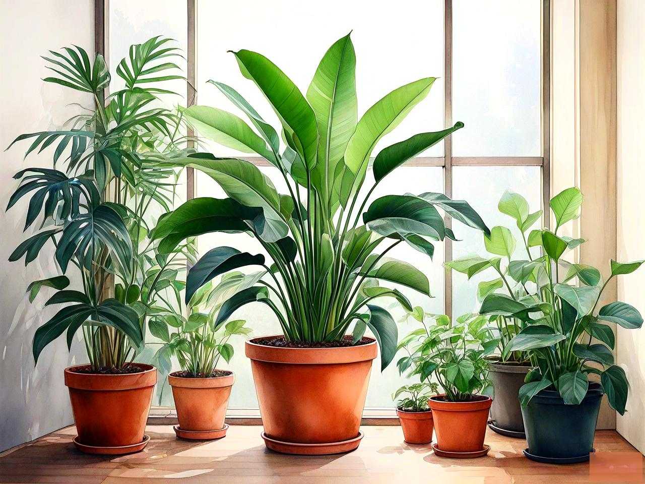 适合室内种植的大型植物