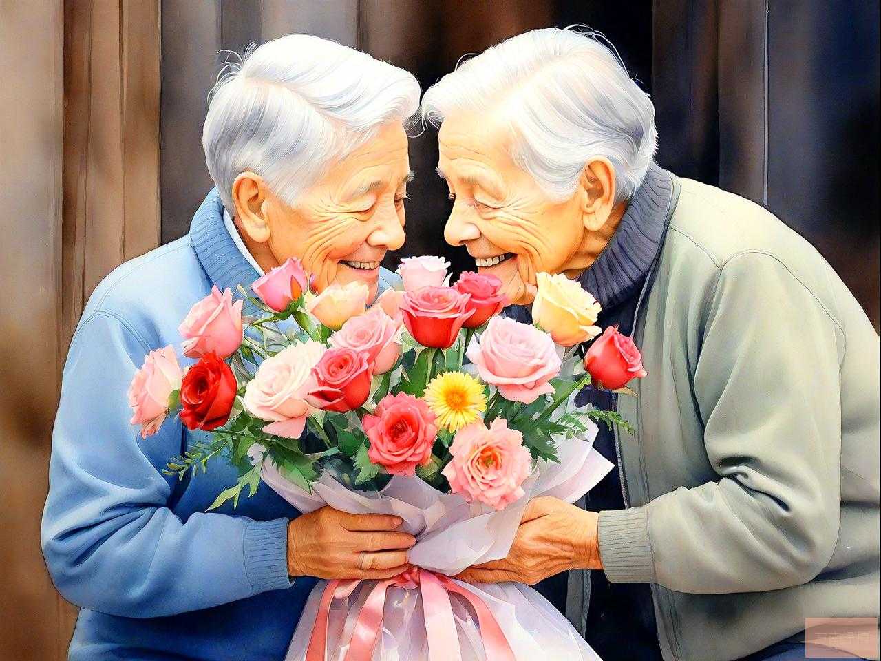 给老人过生日送什么花好