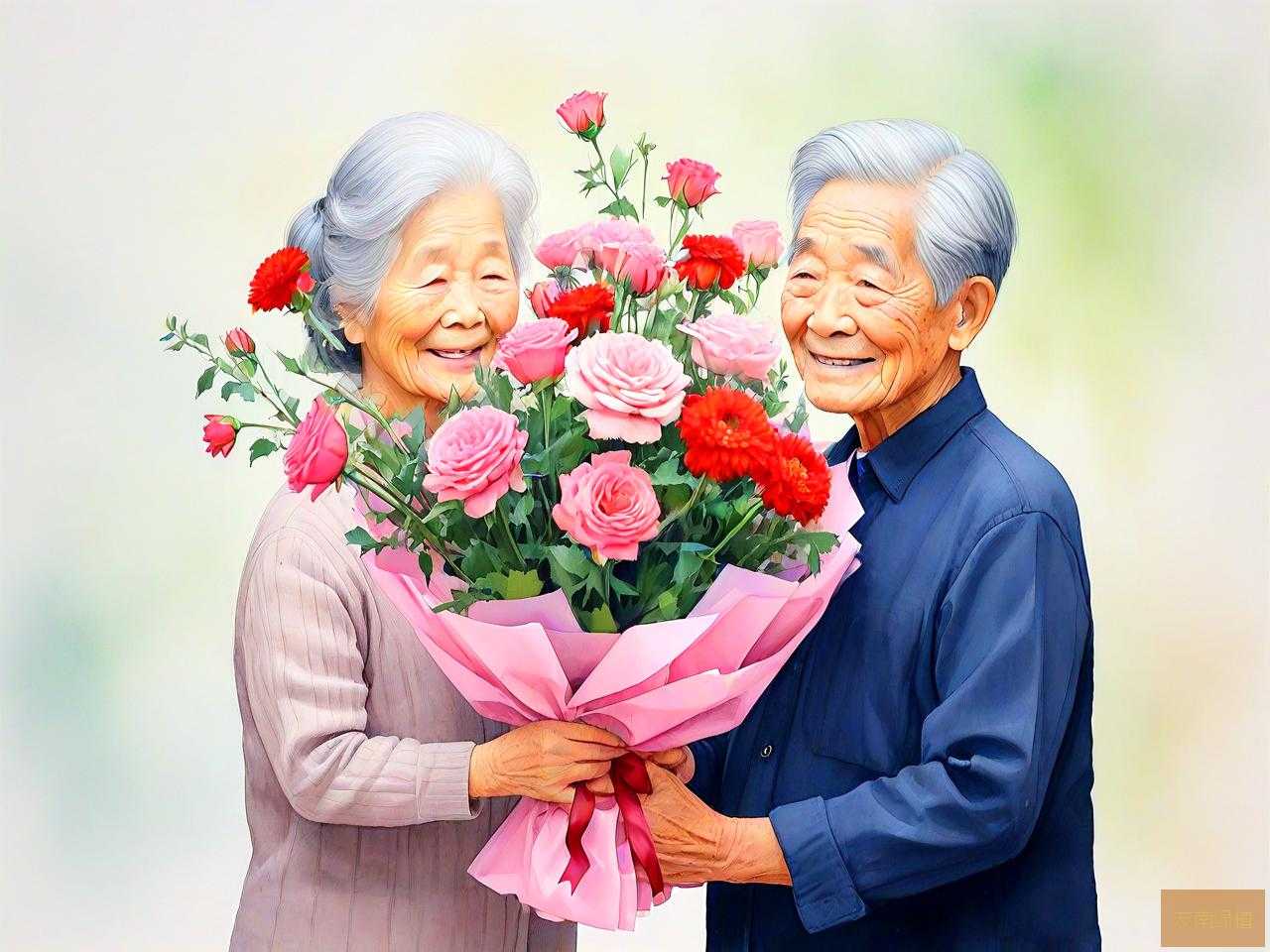 给老人祝寿送什么鲜花好