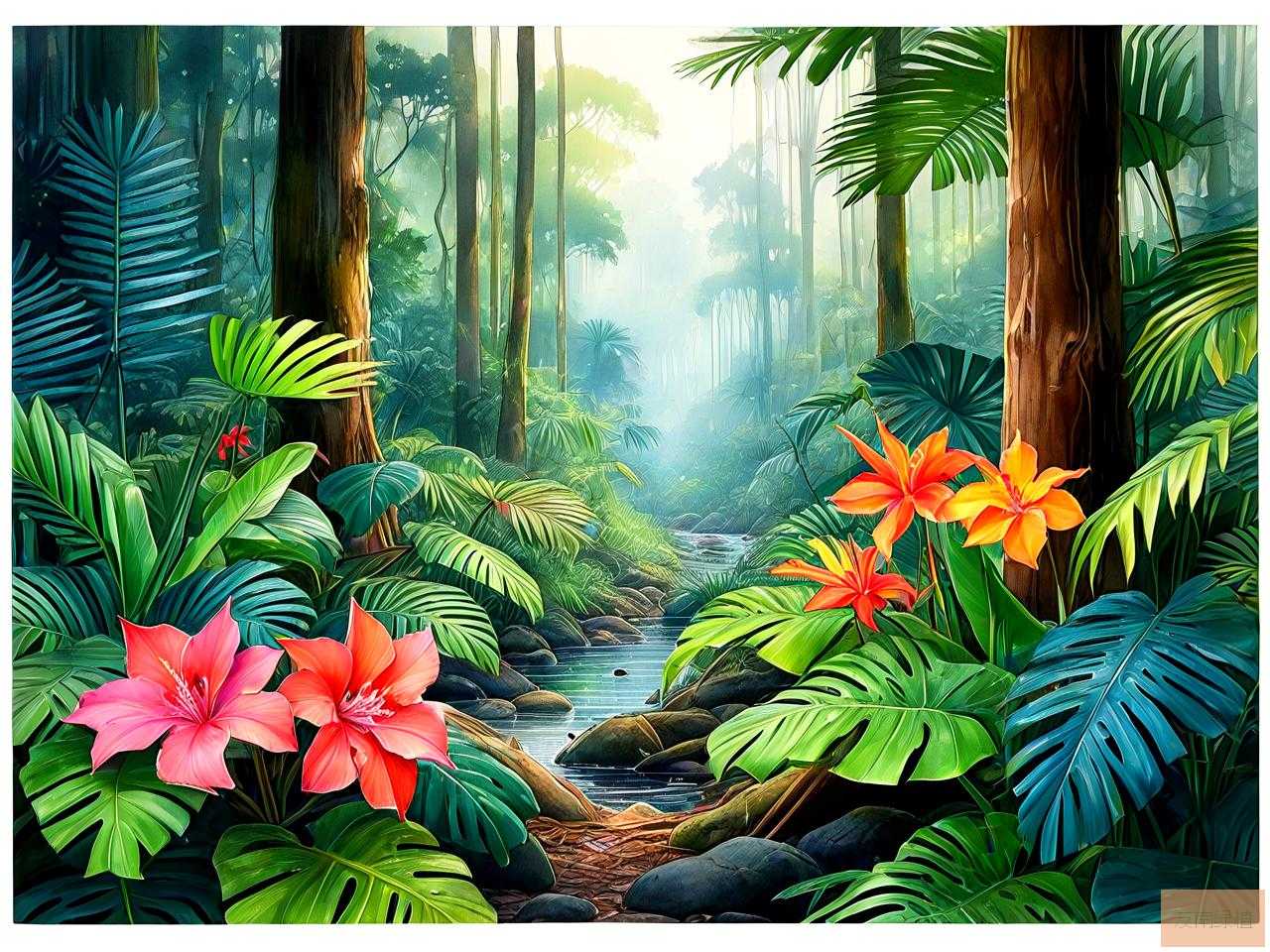热带雨林植物有哪些种类
