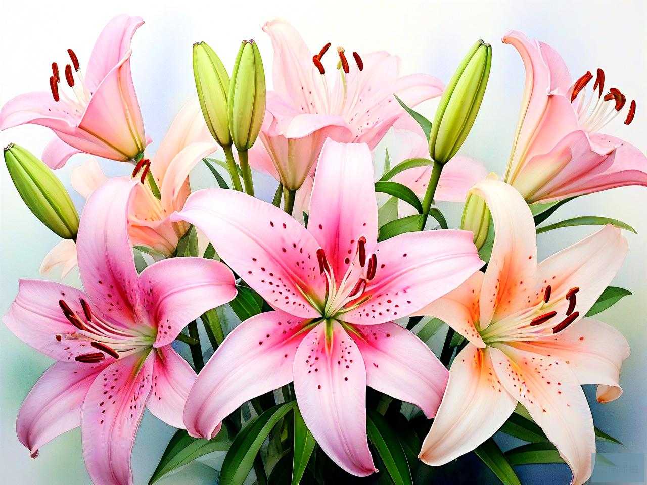 百合花开的句子短句唯美