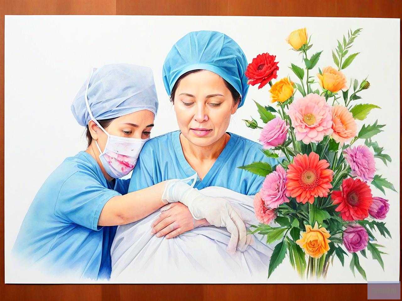 病人做完手术后能送花吗