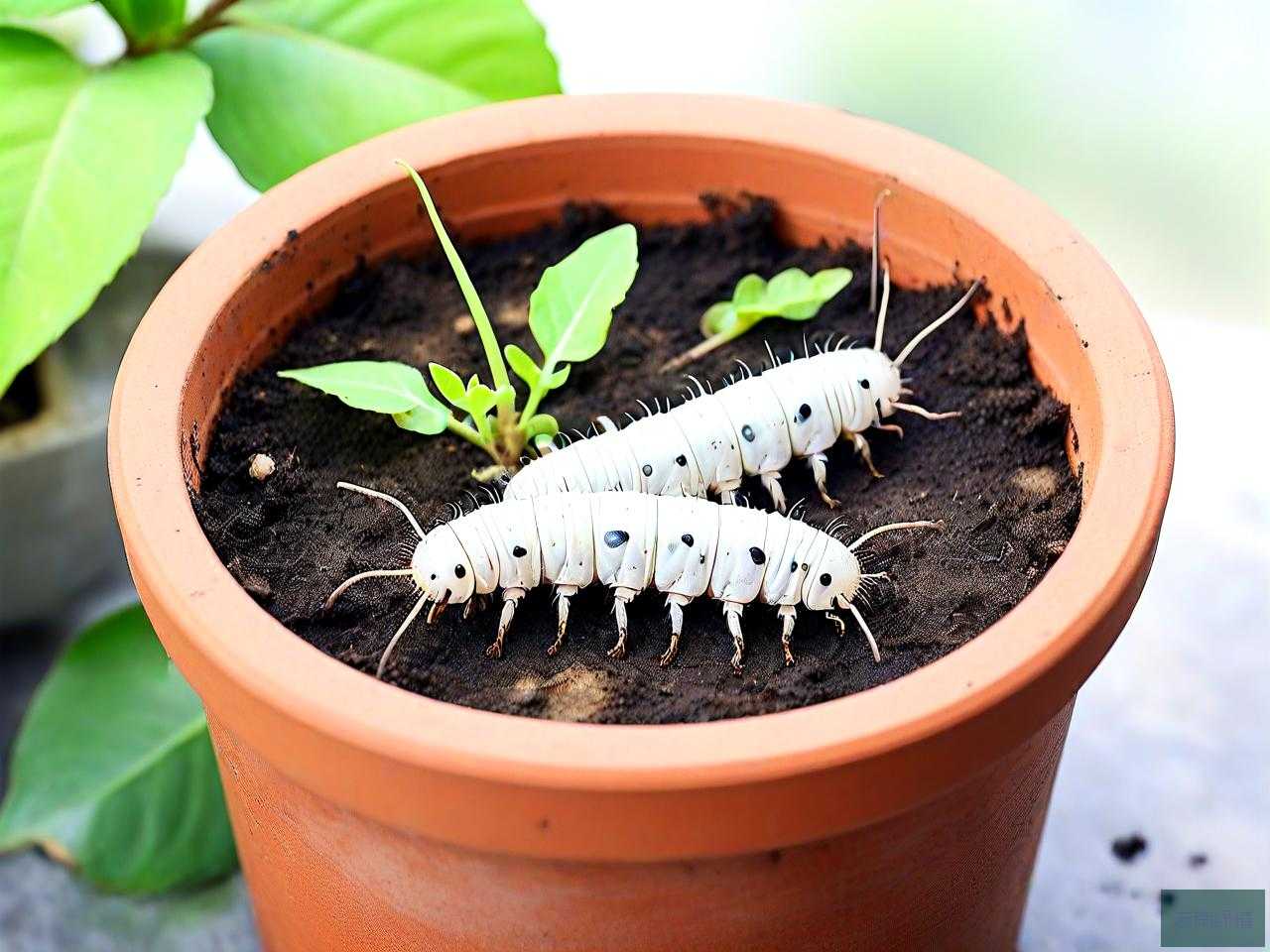 盆栽里的小白虫是什么虫