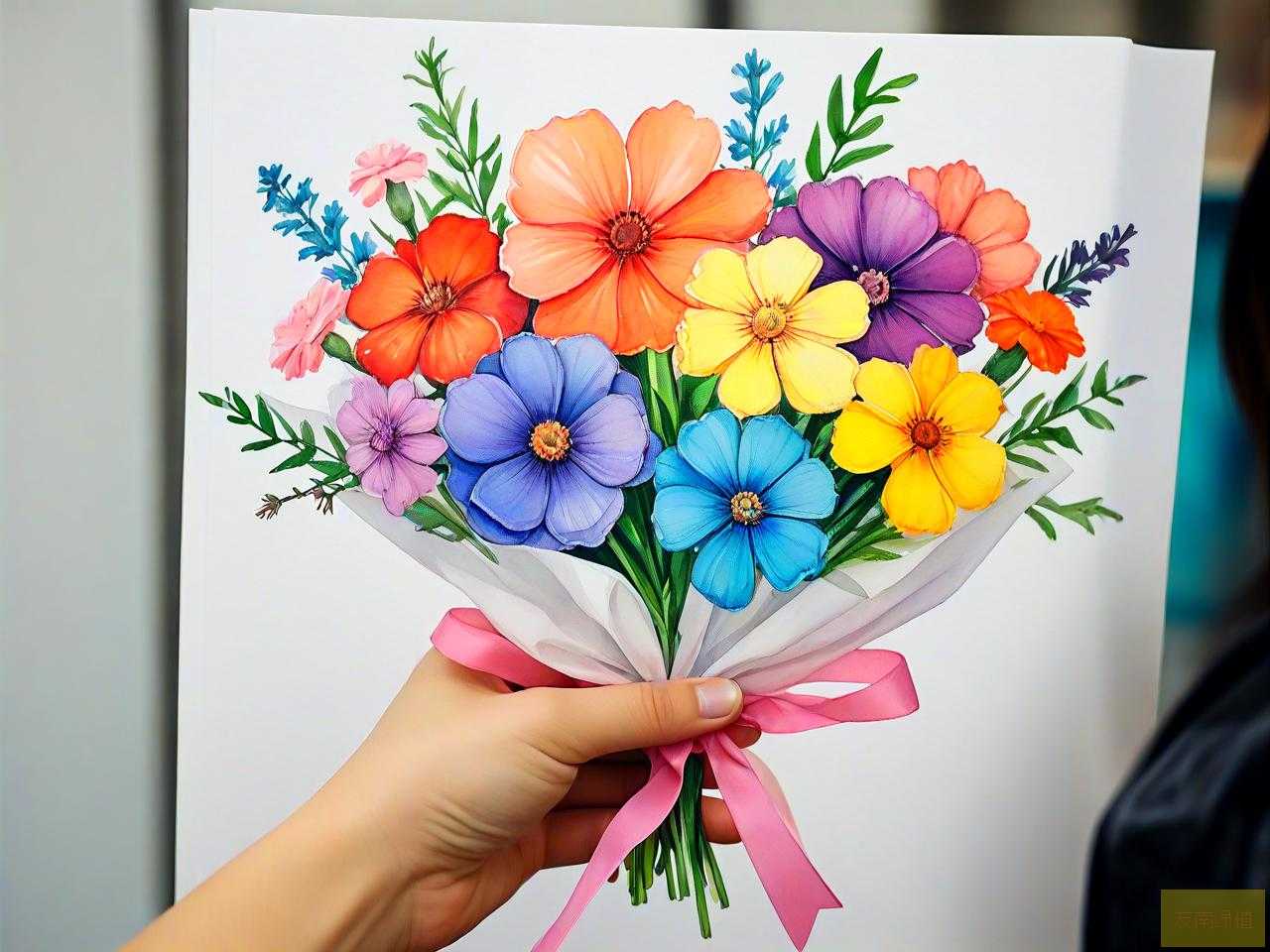 同事生日送什么颜色的花