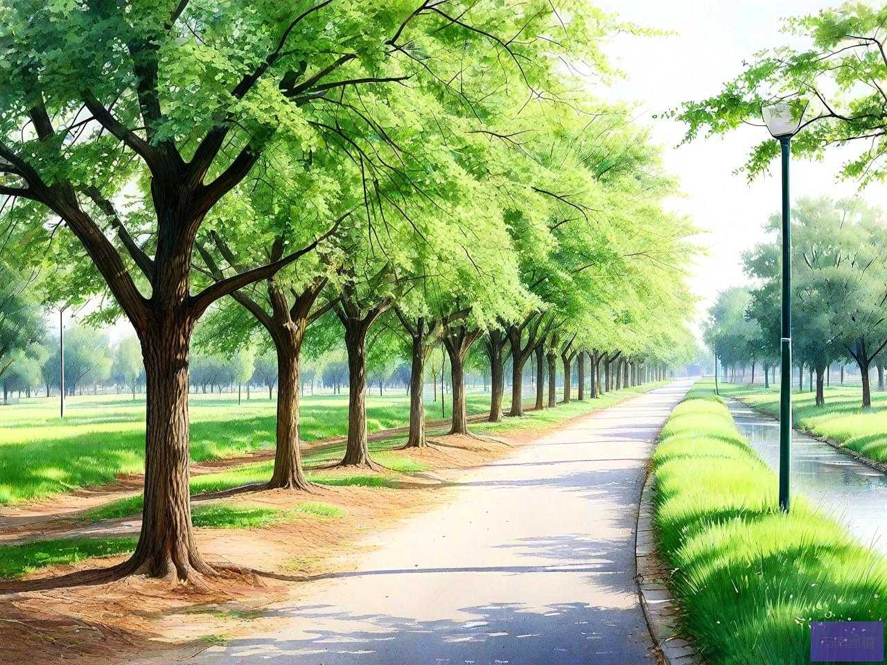 路边绿化用的是什么槐树