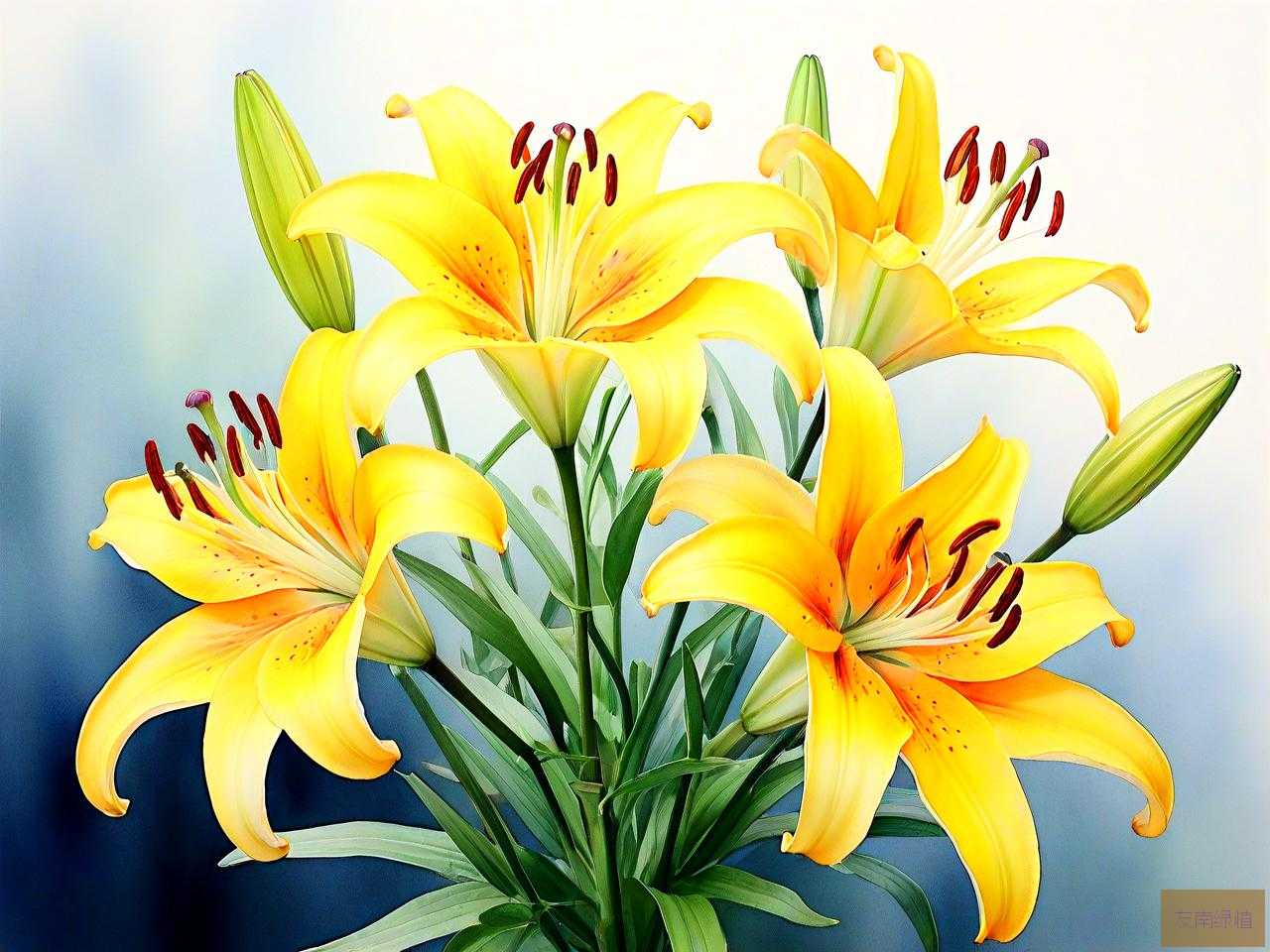 百合花朵变黄是什么情况