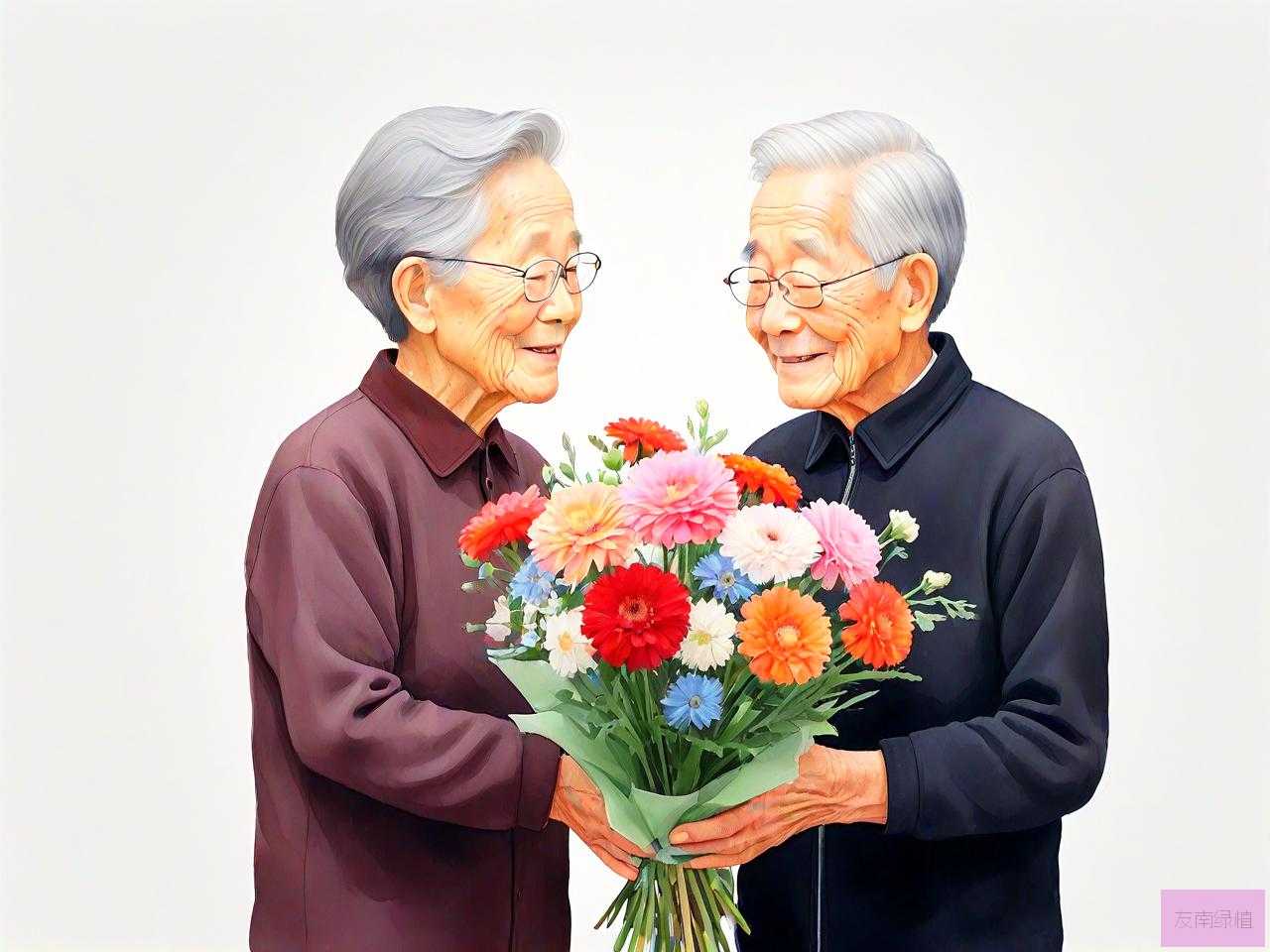 老人80岁大寿送什么花
