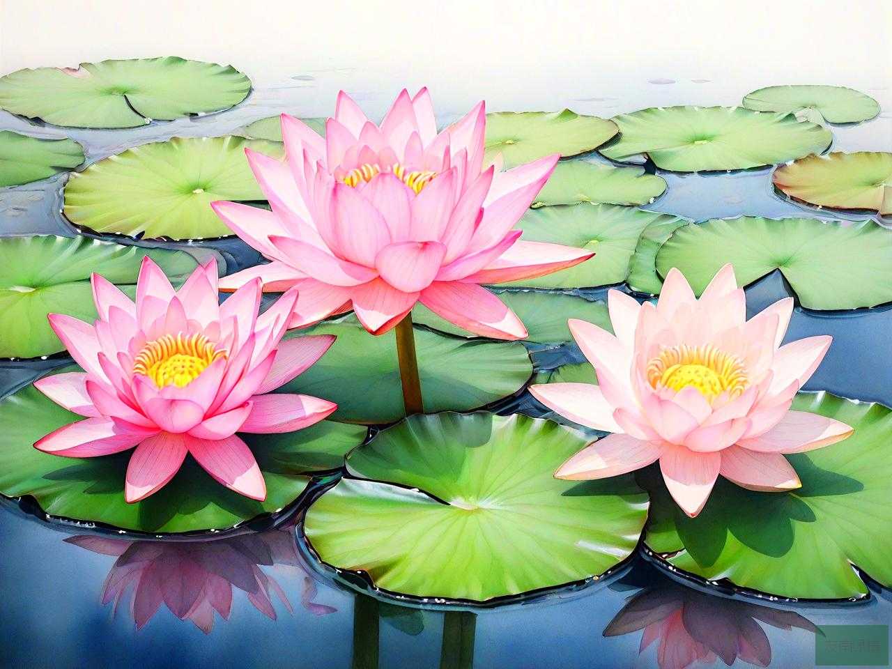 荷花与睡莲的象征意义