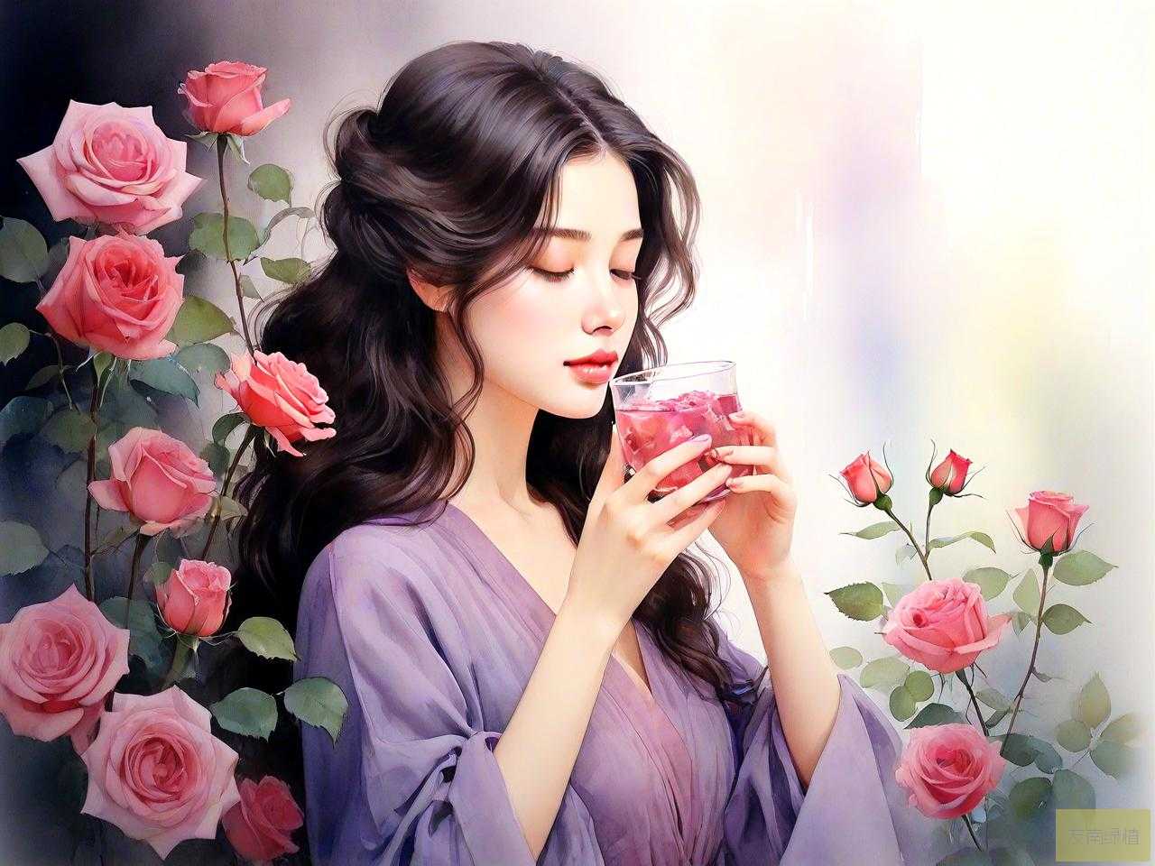 女人每天喝玫瑰花好吗