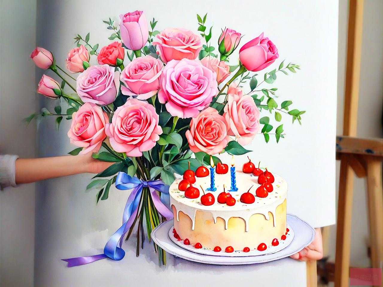 大姨过生日送什么花好