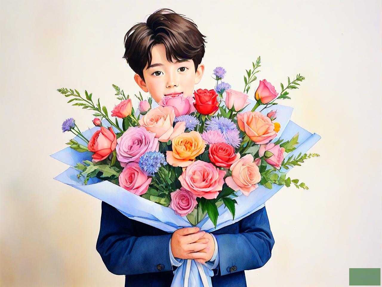 男生过生日送花可以吗