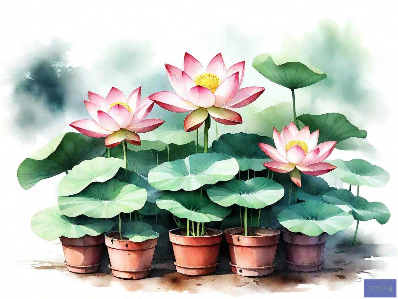 盆栽荷花种苗基地