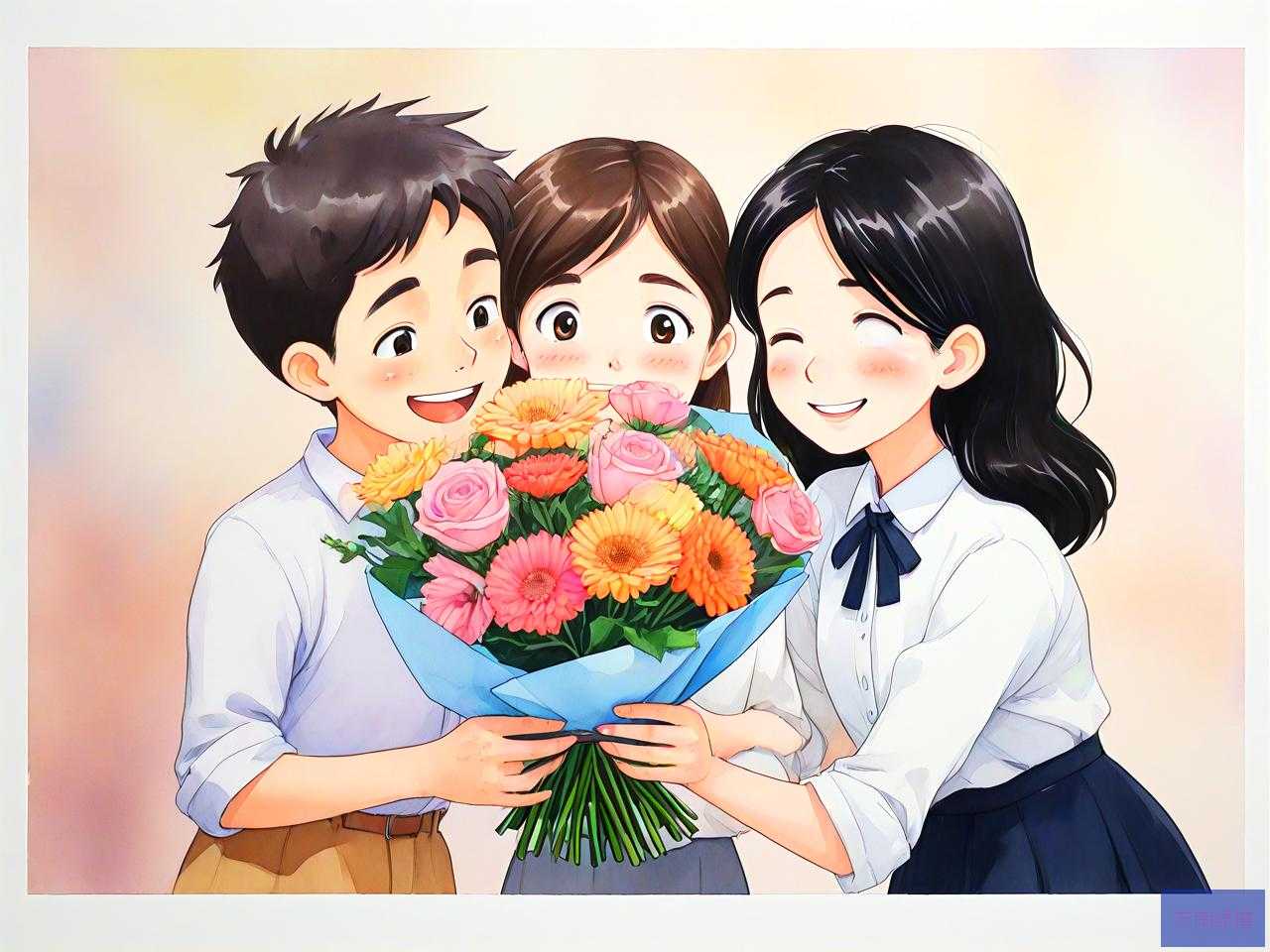 毕业生给老师送什么花