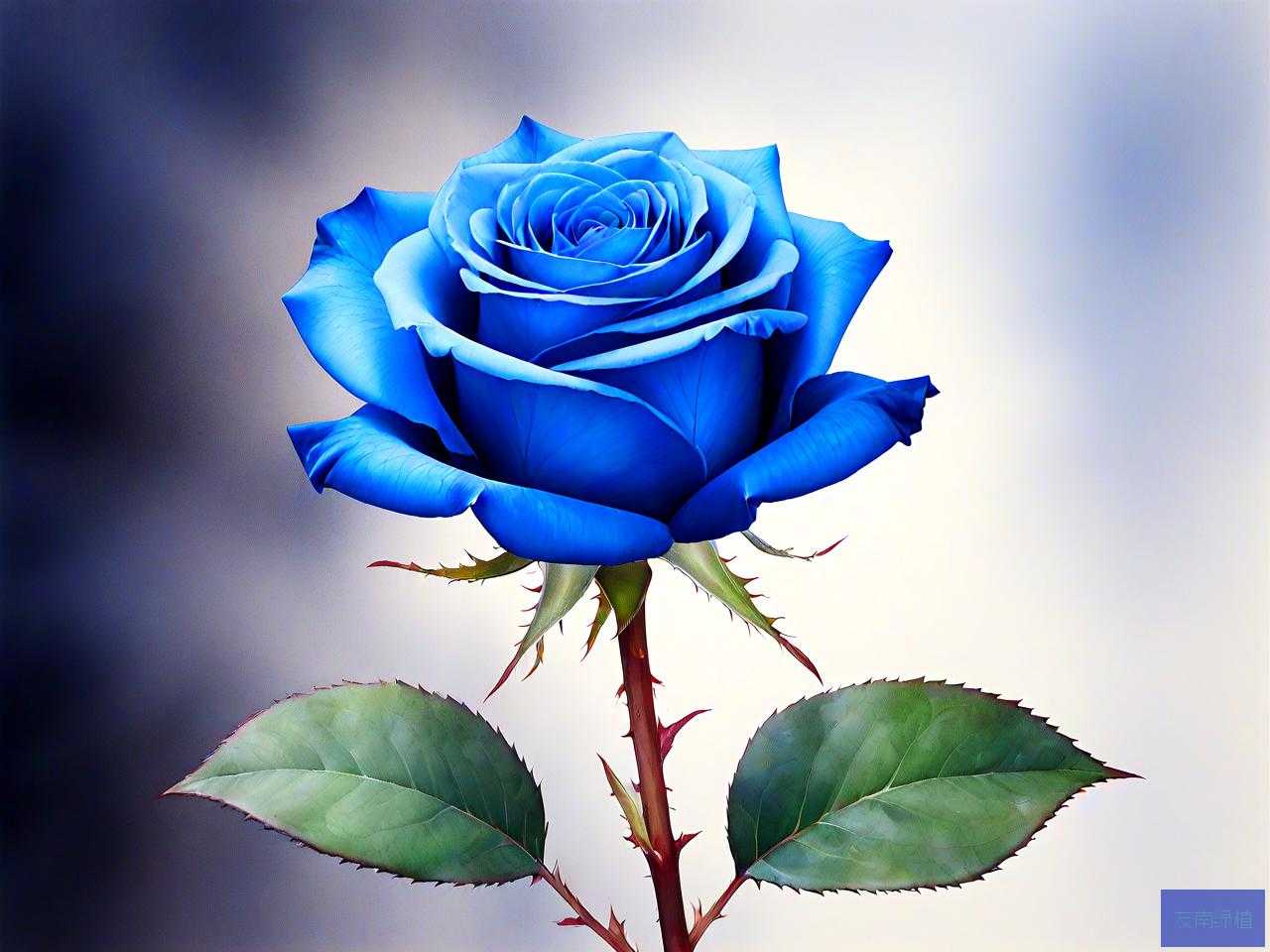 蓝色妖姬是不是玫瑰花