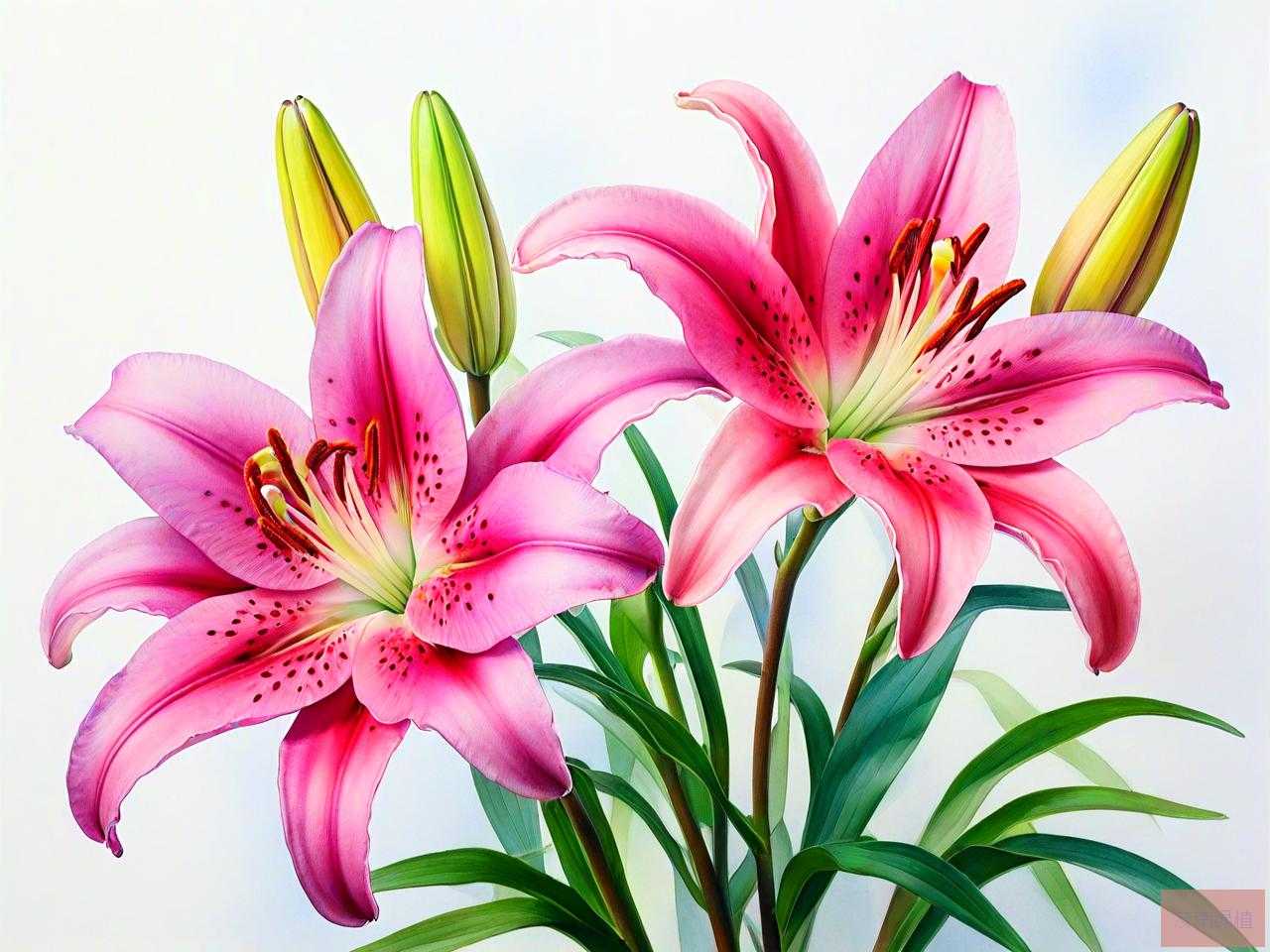 百合花是什么颜色的花