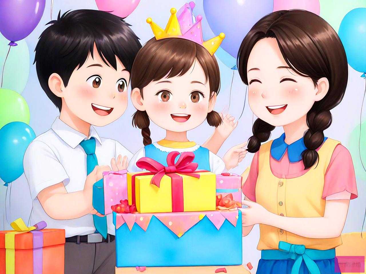 老师送小朋友生日礼物