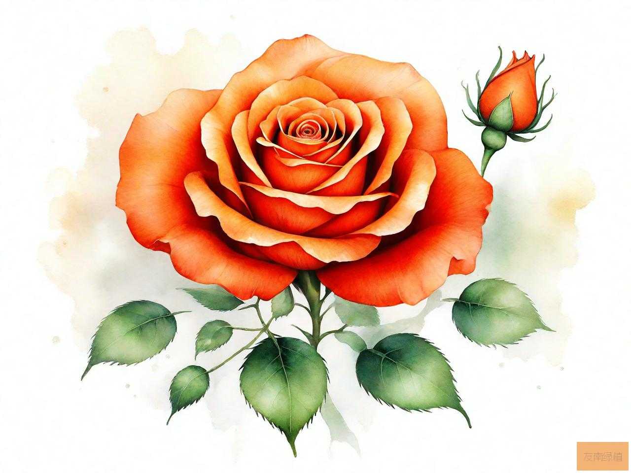 橙色的玫瑰花寓意