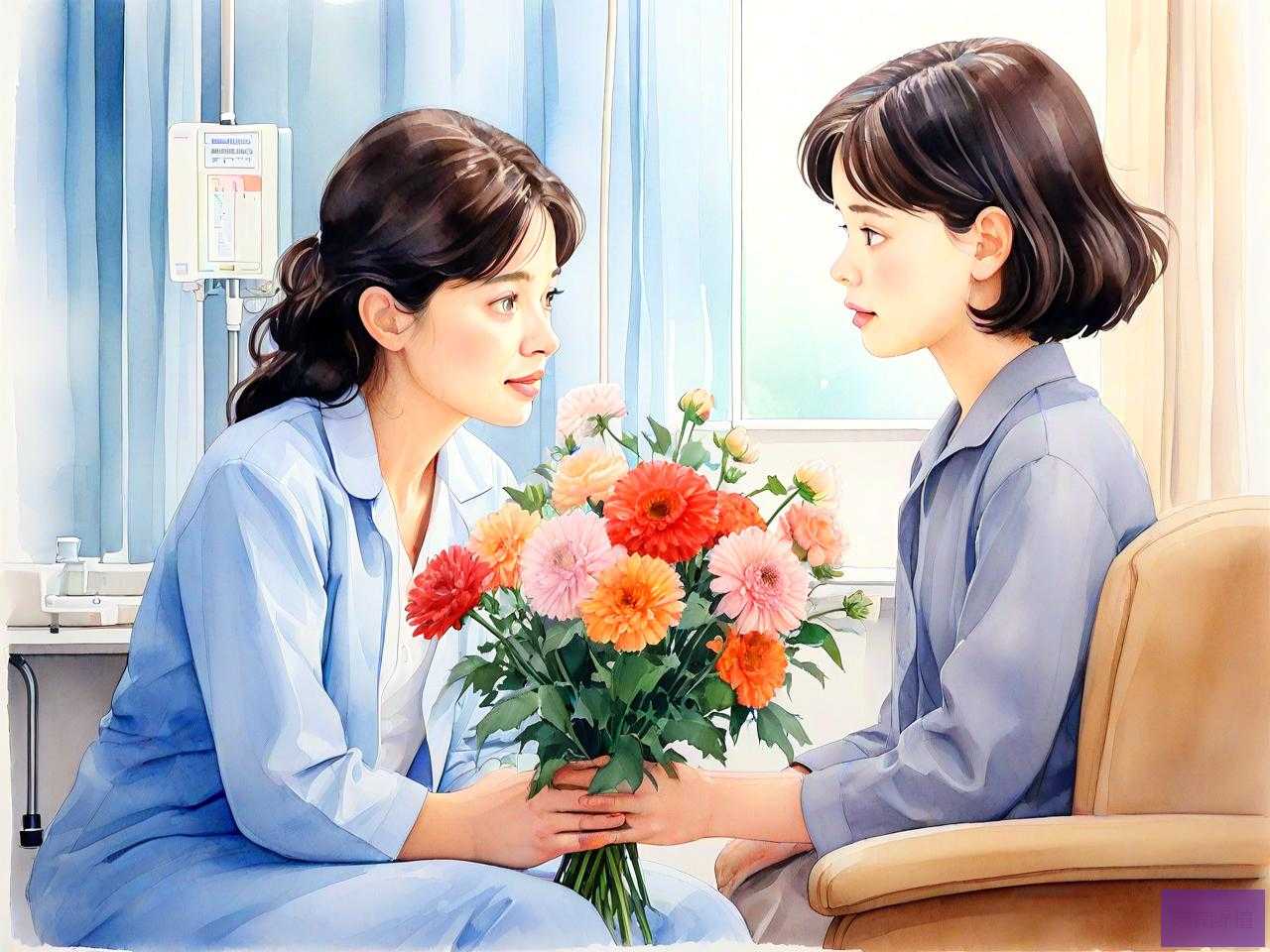 去医院看病人买什么花