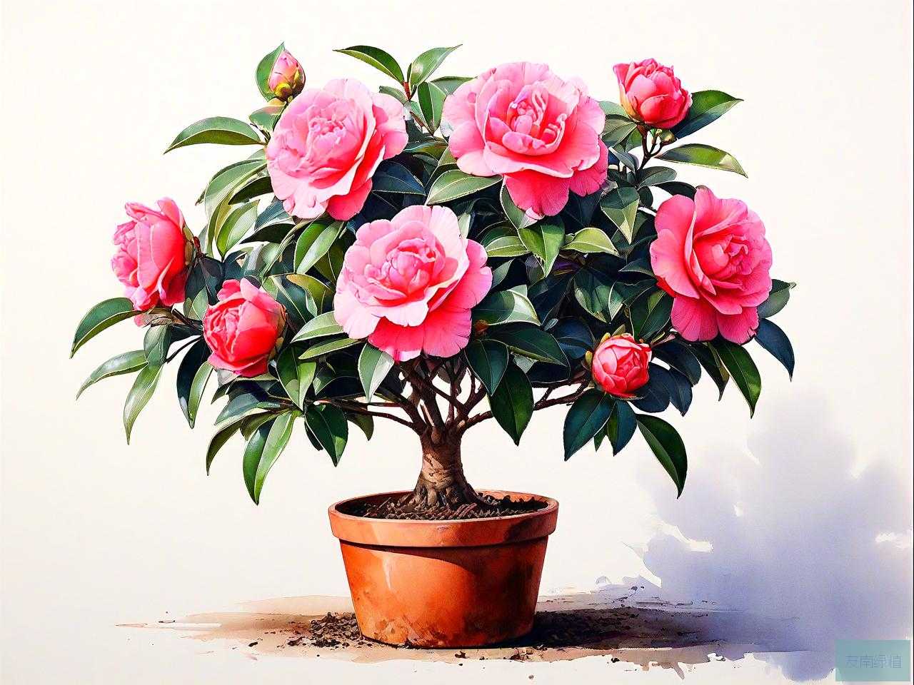 茶花树盆栽的养殖方法