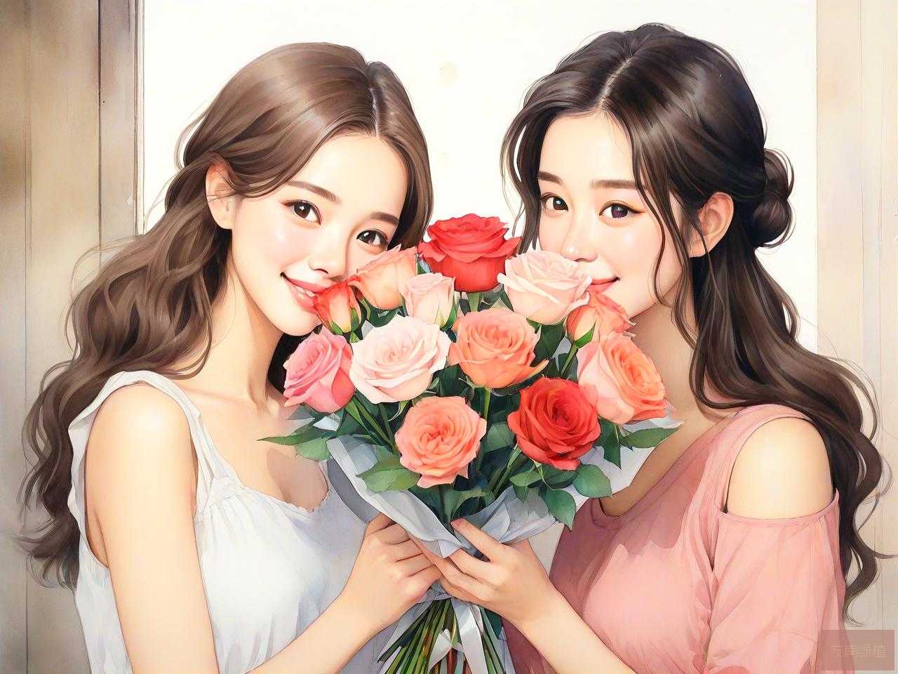 女性好友生日送什么花