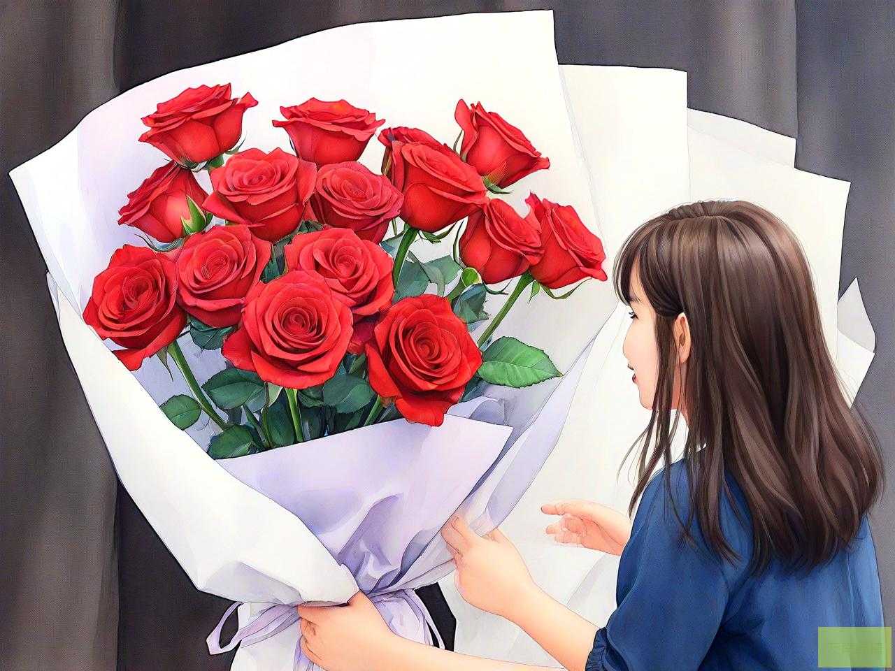 对女朋友道歉送什么花