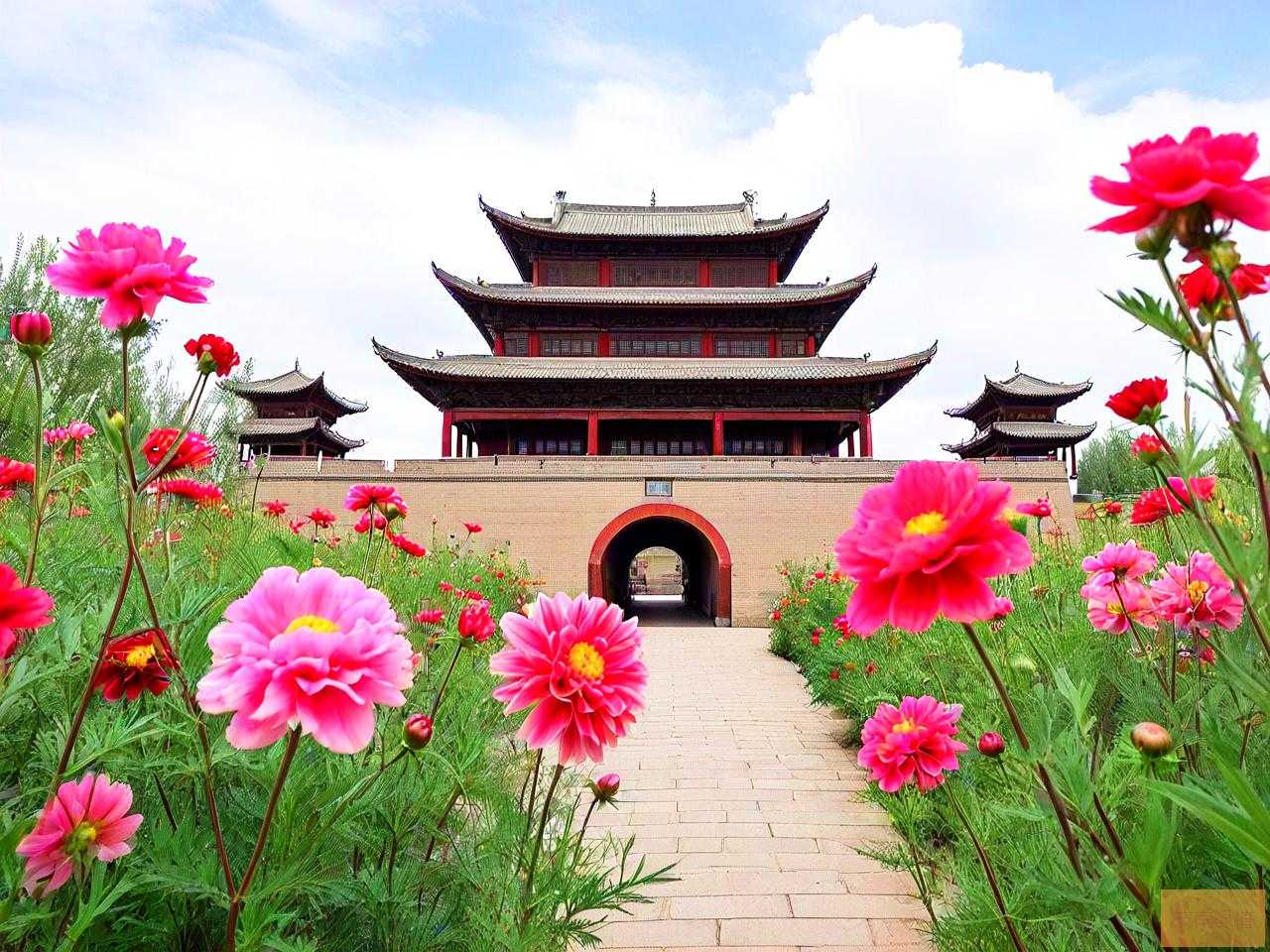 中国古羌城的花儿纳吉