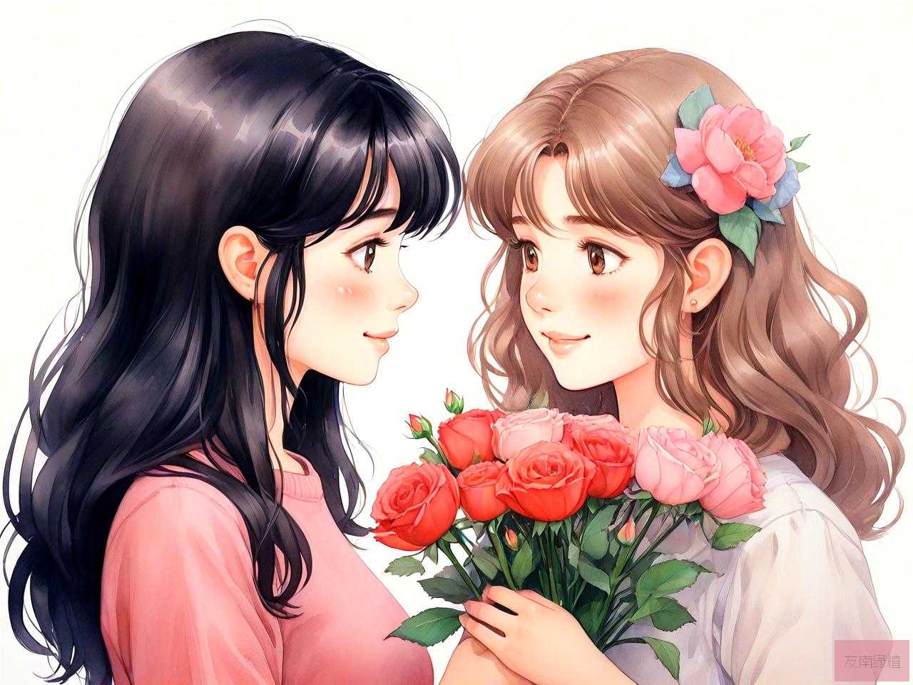 女生送女生什么鲜花好
