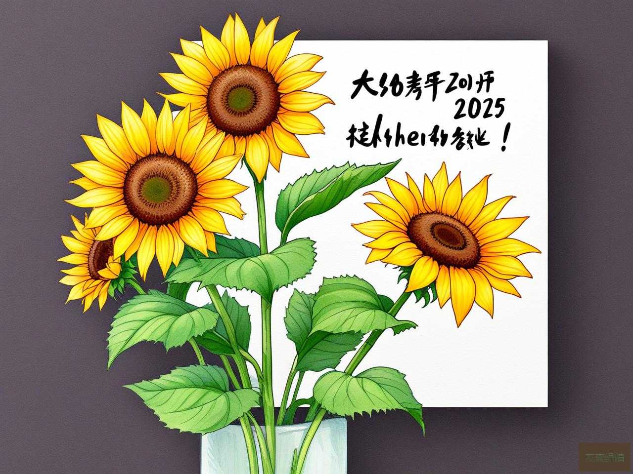 2025年教师节送向日葵花