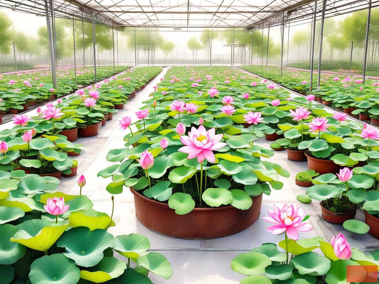 2025年盆栽荷花种苗基地