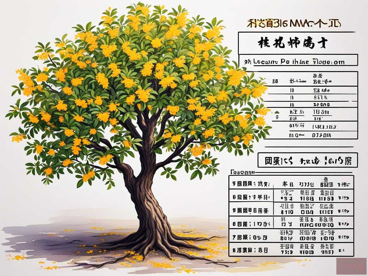 2025年桂花树一棵价格表