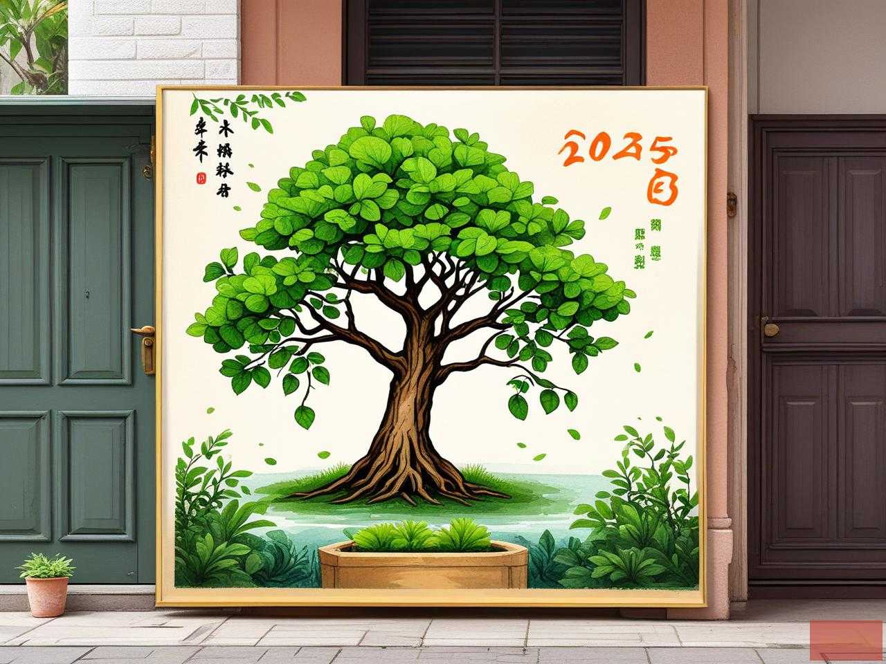 2025年门前栽发财树好吗