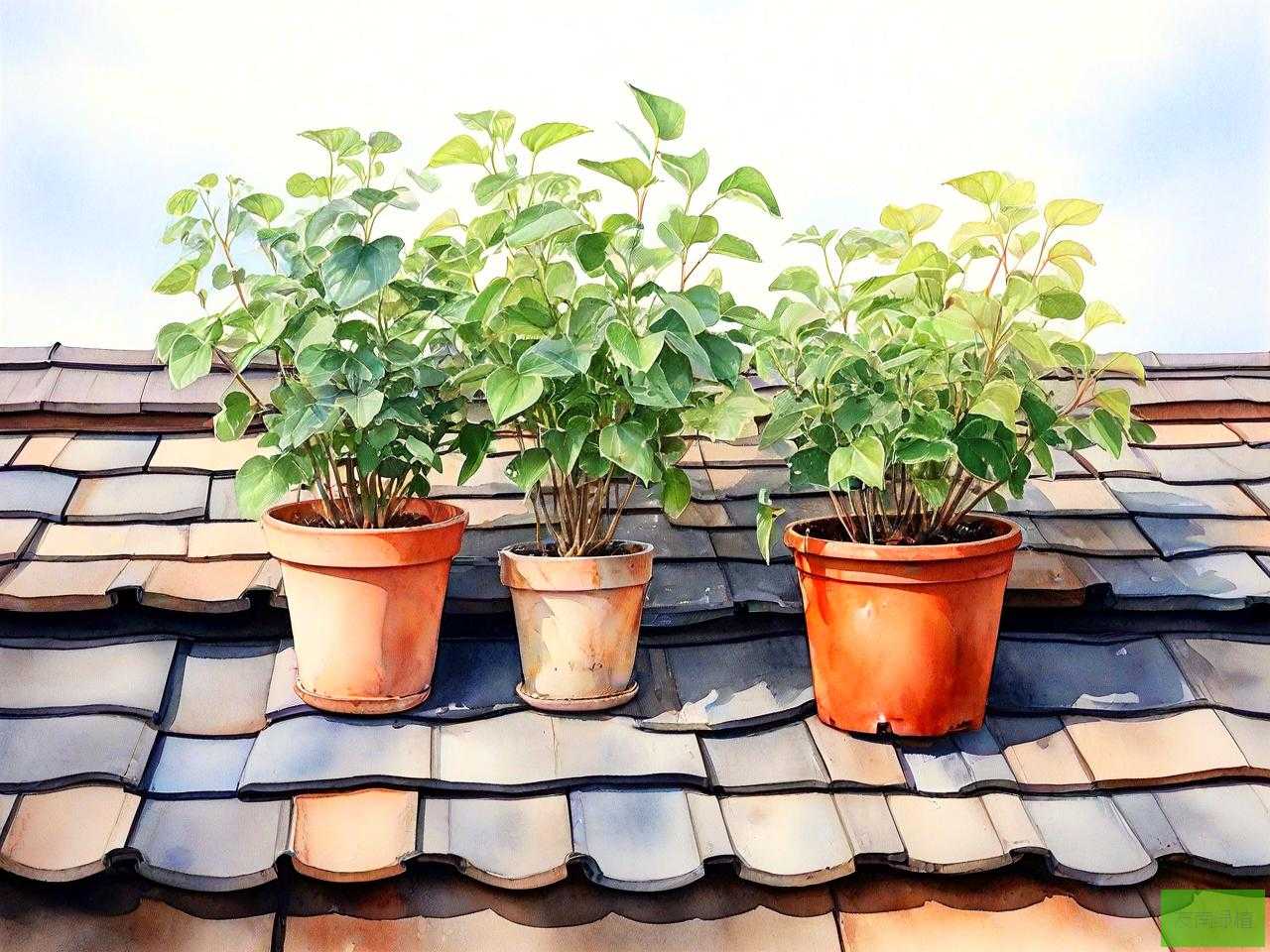 房顶上盆栽什么植物好