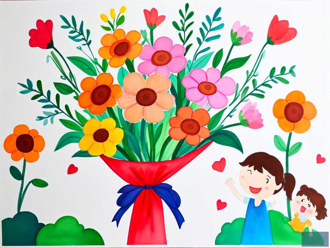 幼儿园毕业送老师的花