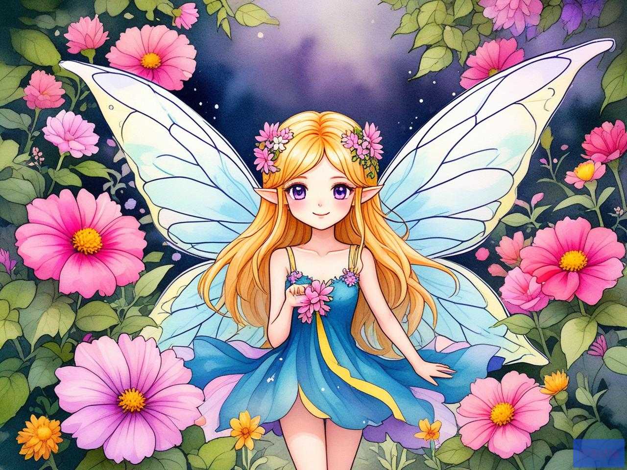 2025年舒心的花仙精灵王