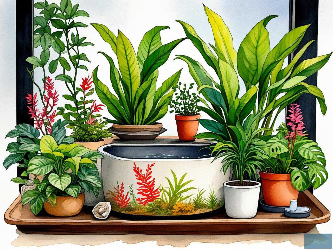 2025年家庭水生植物盆景
